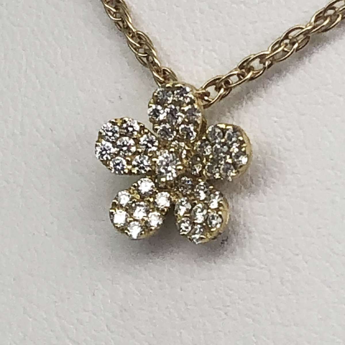 Michael M 5 Petal Flower Diamond Pendant