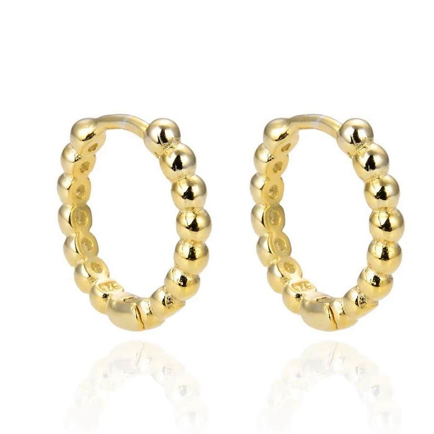 14K Yellow Gold Classic Hoops