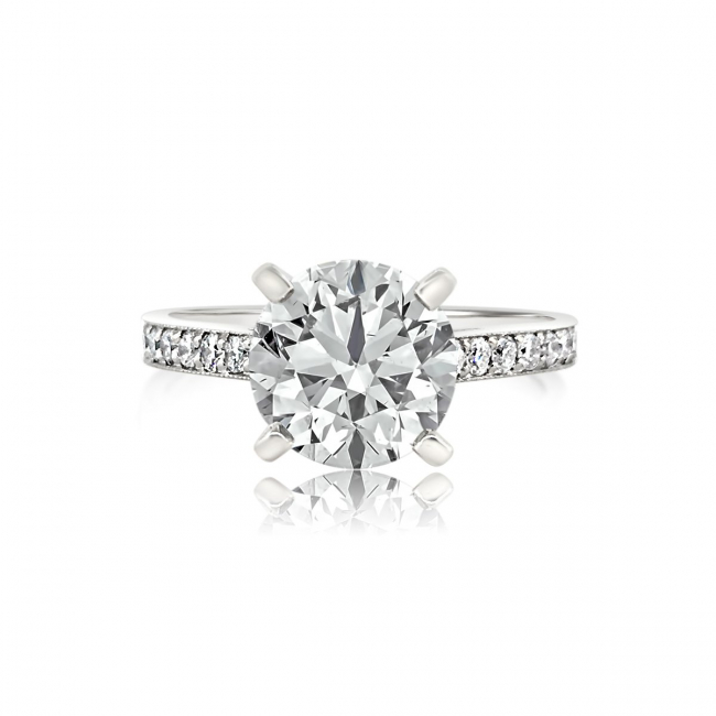 Alannah, A Platinum Diamond Engagement Ring, 1775-11 7013 | Grants Jewelry